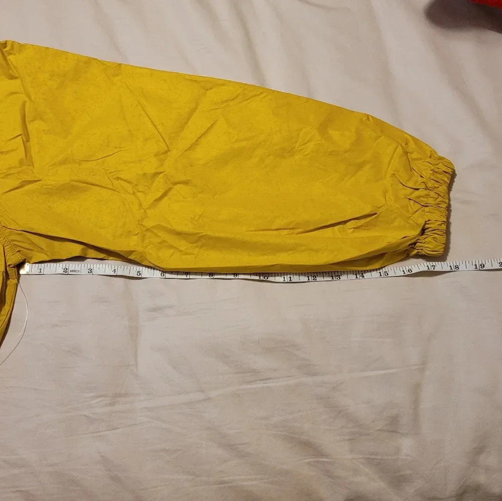 Free People movement reflective gold jacket Medium - Picture 9 of 11
